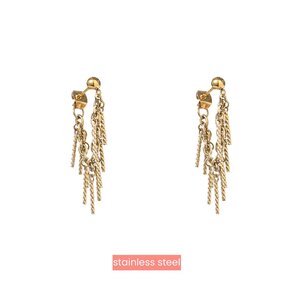 Under Ear Garland Oorbellen Goud E4464-2