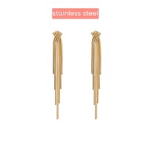 Go Dutch Oorbellen Goudkleurig  Star Waterfall  14K E2728-2