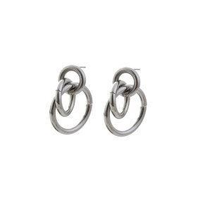 3 Rings Oorbellen Zilver E0498-1