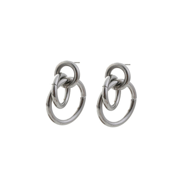 Go Dutch Label 3 Rings Oorbellen E0498-1
