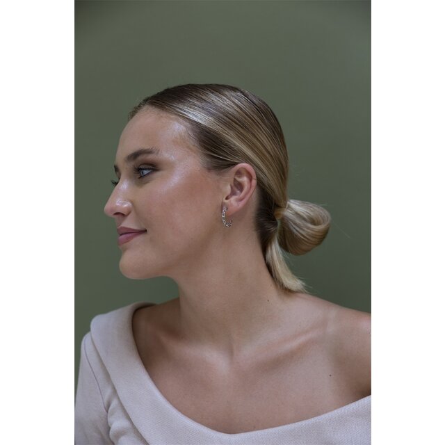 Go Dutch Label Chain Hoop Oorbellen E0460-1