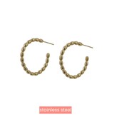 Go Dutch Label Ballon Hoop L Oorbellen E0796-2