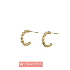 Ballon Hoop S Oorbellen Goud E0795-2