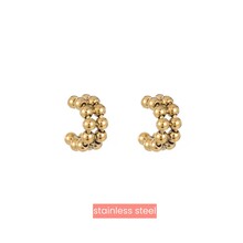 Balls Hoop Oorbellen Goud E1278-2