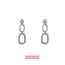 Day & Eve by Go Dutch Label Double Drop Earring Zilver E3765-1