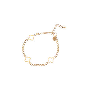 Big Clover Armband Goud B4747-2