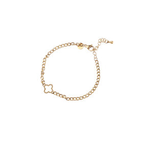 Chunky Clover Armband Goud B4746-2