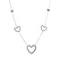 Day & Eve by Go Dutch Label Long Hearts Ketting Zilver N4737-1