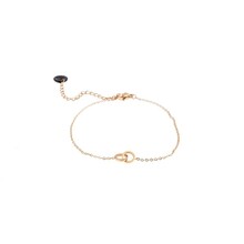 Double Circle Armband Goud B8813-2