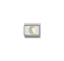 Nomination Link - 030220-05 - Classic GLITTER SYMBOLS - Silver Moon