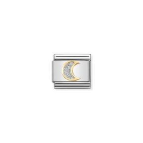 Nomination Link - 030220-05 - Classic GLITTER SYMBOLS - Silver Moon