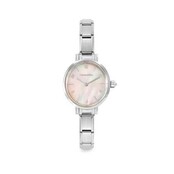 Nomination PARIS watch with steel strap OVAL with cz 076038-009 Pink Mother of Pearl Nomination PARIS watch with steel strap OVAL with cz 076038-009 Pink Mother of Pearl