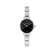 Nomination PARIS watch with steel strap OVAL with cz 076038-012 Black Nomination PARIS watch with steel strap OVAL with cz 076038-012 Black