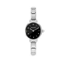 Nomination PARIS watch with steel strap OVAL with cz 076038-012 Black