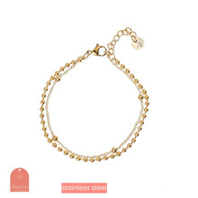 Double Balls Armband Goud B2294-2