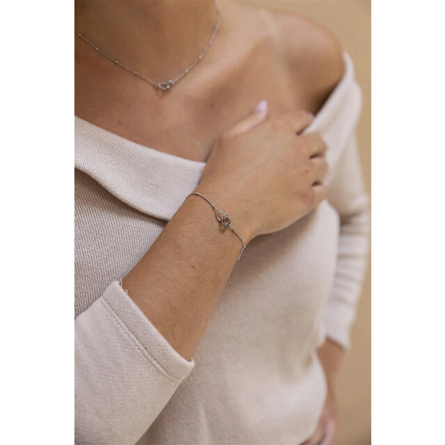 Go Dutch Label Double Heart Armband B1327-1 Go Dutch Label Double Heart Armband B1327-1