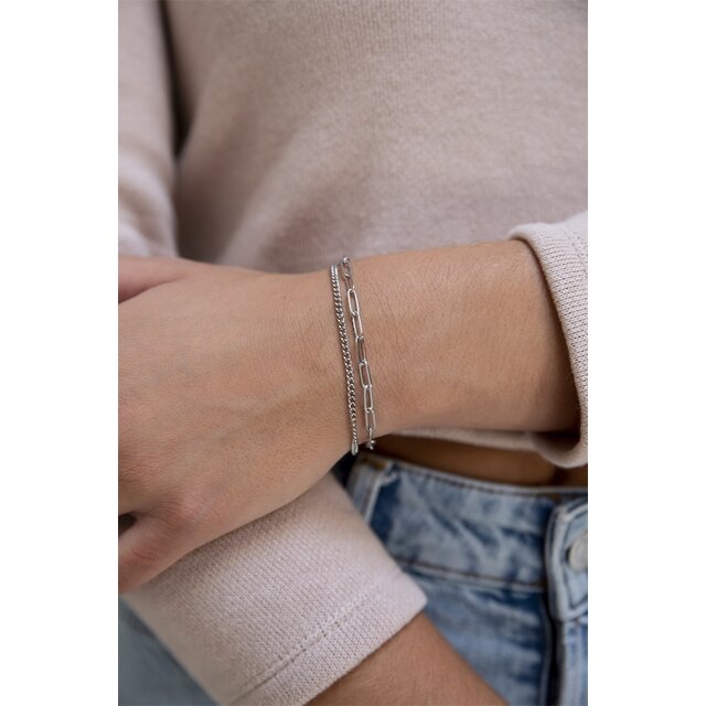 Go Dutch Label Double Chain Armband B1251-1 Go Dutch Label Double Chain Armband B1251-1