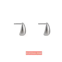 Small Drop Stud Zilver E4356-1