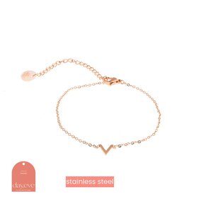 -V- Armband Goud B7101-2