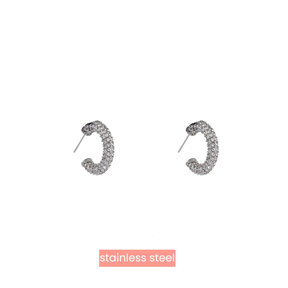 Bling Ring Oorbellen Zilver E3917-1