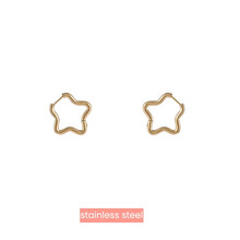 Star Ring Oorbellen Goud E3910-2