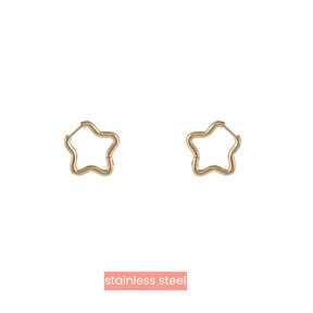 Star Ring Oorbellen Goud E3910-2