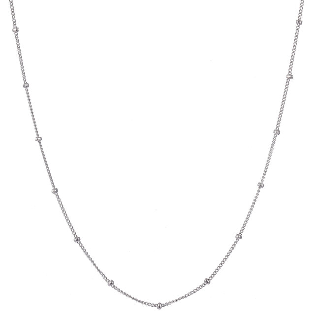 Little Balls Ketting N2493-1 Zilverkleurig Little Balls Ketting N2493-1 Zilverkleurig