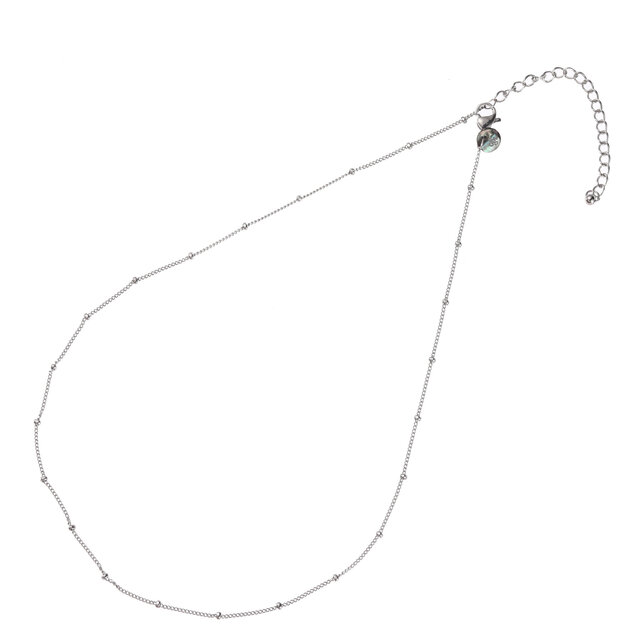 Little Balls Ketting N2493-1 Zilverkleurig Little Balls Ketting N2493-1 Zilverkleurig