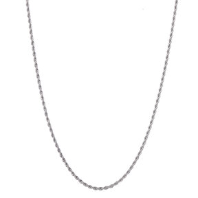 Go Dutch Label Initial Ketting N2492-1 Zilverkleurig