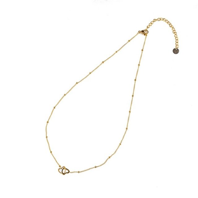 Go Dutch Label Double Heart Ketting N1327-2 Go Dutch Label Double Heart Ketting N1327-2