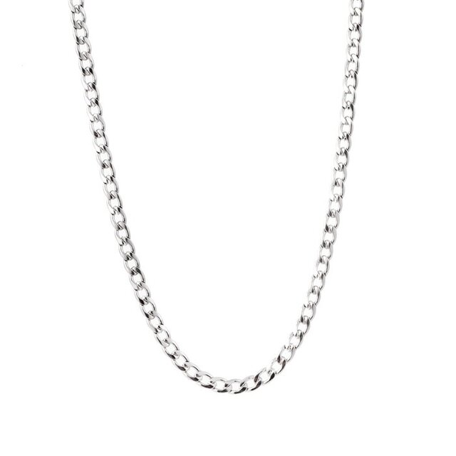 Go Dutch Label Flat Round Link Ketting N1304-1 Go Dutch Label Flat Round Link Ketting N1304-1