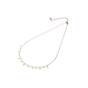 Small Drops Ketting Goud N0433-2