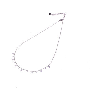 Small Drops Ketting Zilver N0433-1