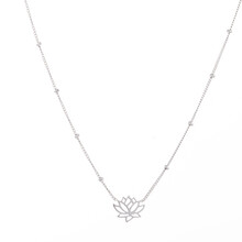 Lotus Ketting  Zilver N1414-1