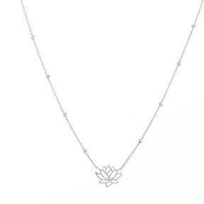 Lotus Ketting  Zilver N1414-1