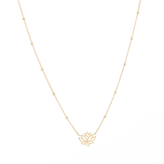 Go Dutch Label Lotus Ketting N1414-2 Go Dutch Label Lotus Ketting N1414-2
