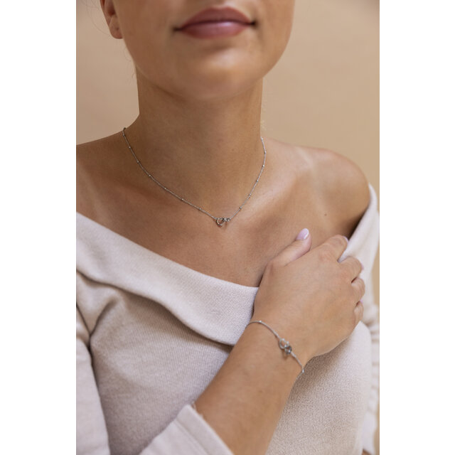 Go Dutch Label Double Heart Ketting N1327-1 Go Dutch Label Double Heart Ketting N1327-1