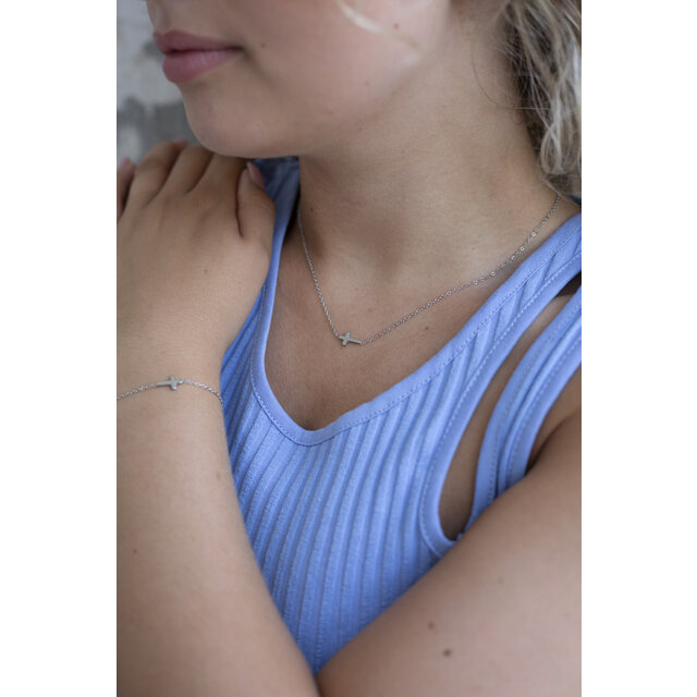 Go Dutch Label Cross Ketting N8817-1 Go Dutch Label Cross Ketting N8817-1
