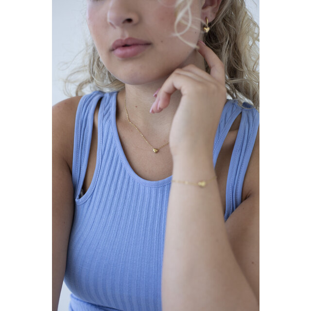Go Dutch Label Full Heart Ketting N8829-2 Go Dutch Label Full Heart Ketting N8829-2