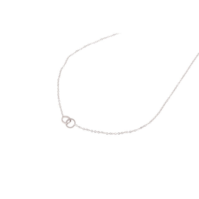 Go Dutch Label Double Circle Ketting N8827-1 Go Dutch Label Double Circle Ketting N8827-1