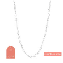 Heart Chain Ketting Zilver N3892-1