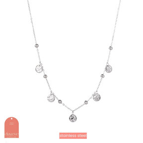 Balls + Petals Ketting Zilver N3201-1