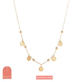 Balls + Petals Ketting Goud N3201-2