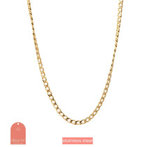 Go Dutch Label Flat Round Link Ketting N1304-2