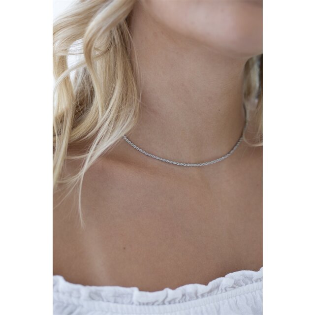 Go Dutch Label Initial Ketting N2492-1 Zilverkleurig Go Dutch Label Initial Ketting N2492-1 Zilverkleurig