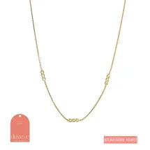 Subtle Heart Ketting Goud N3921-2