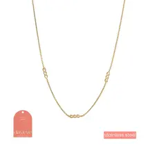 Subtle Heart Ketting Goud N3921-2