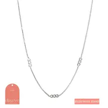 Subtle Heart Ketting Zilver N3921-1