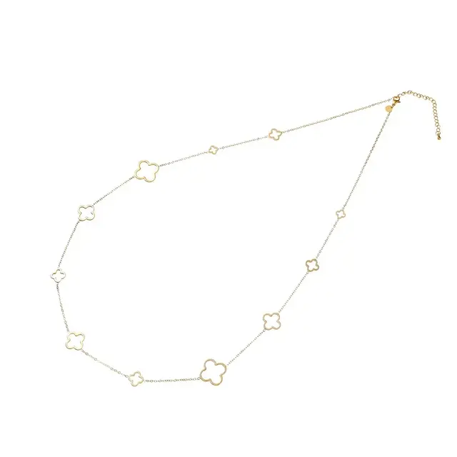 Long Clover Ketting Goud N4707-2 Long Clover Ketting Goud N4707-2