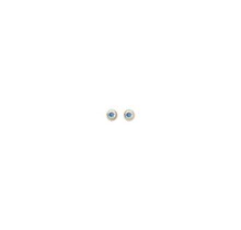 AB Basis Crystal Oorstuds Goud 82341